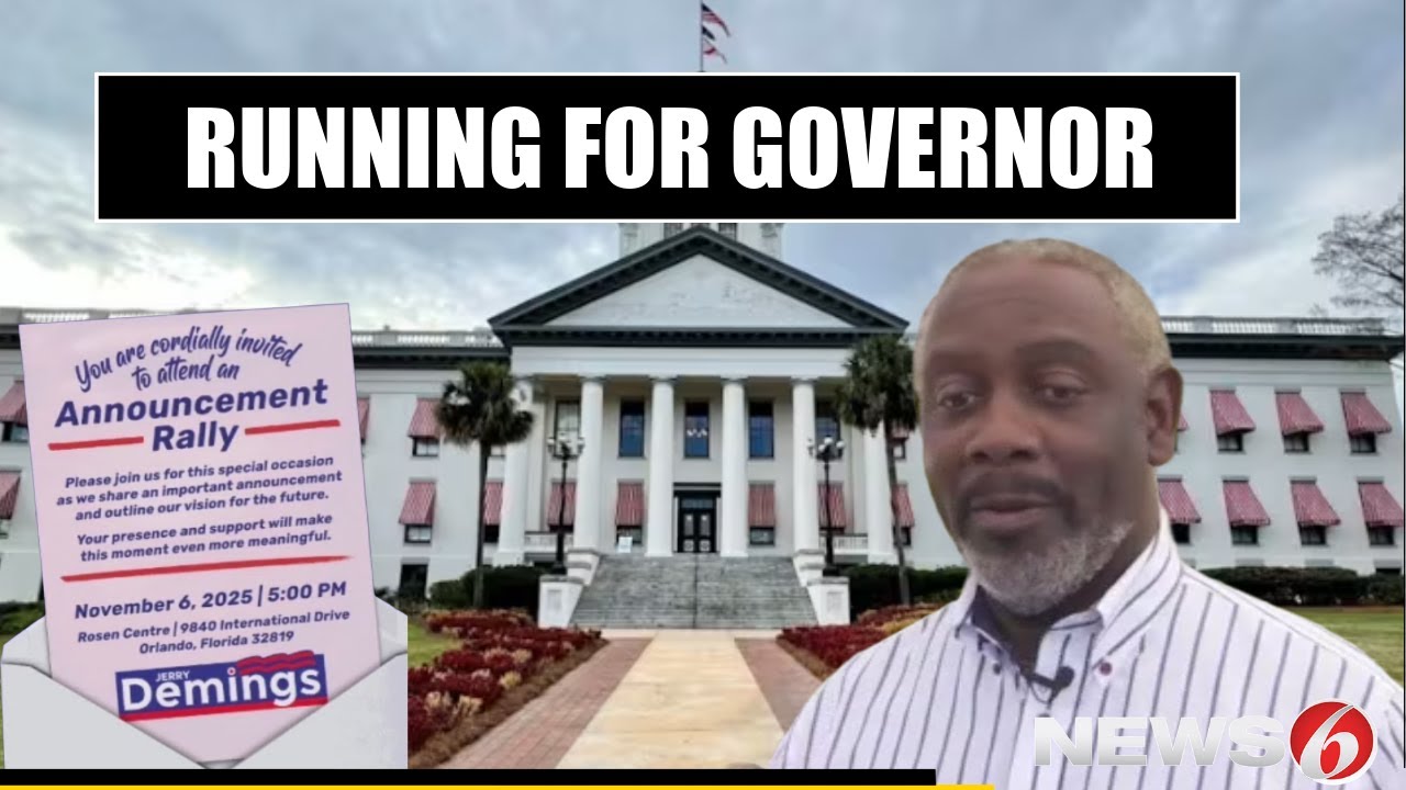 Orange County Mayor Jerry Demings declares run for Florida governor