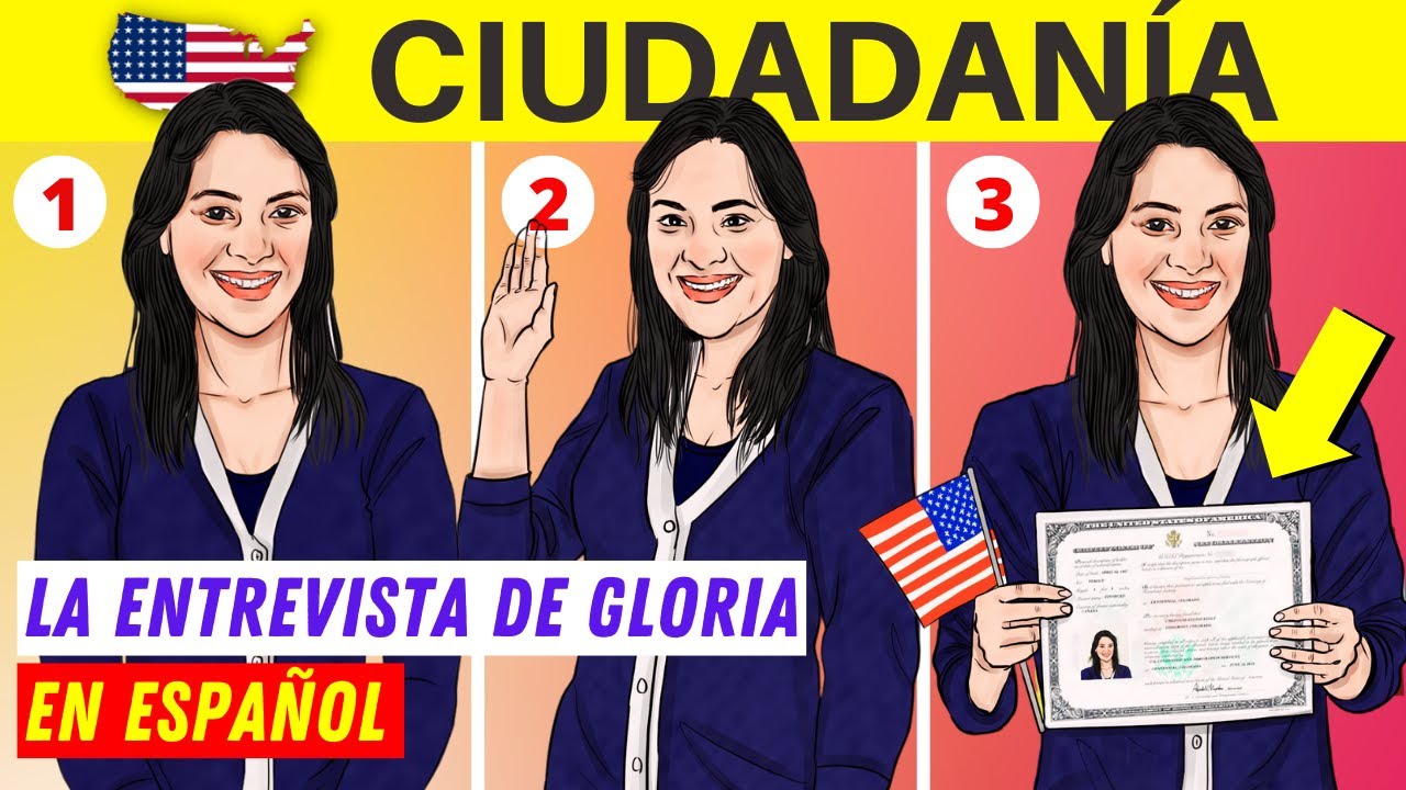 2025 - ENTREVISTA EXITOSA de ciudadanía americana en ESPAÑOL: solicitud N-400 y PREGUNTAS PERSONALES