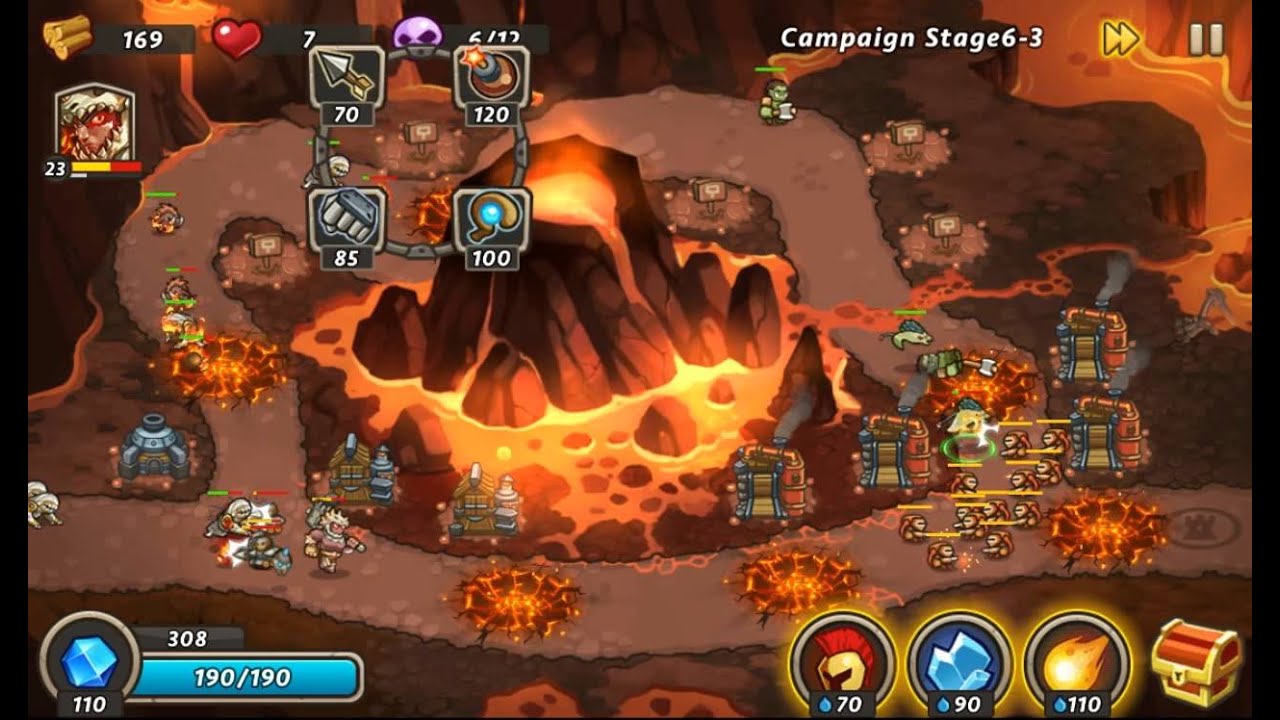Castle Defense 2 - [6-3] #18  (3 Stars) [HD] - Volcano Conflict