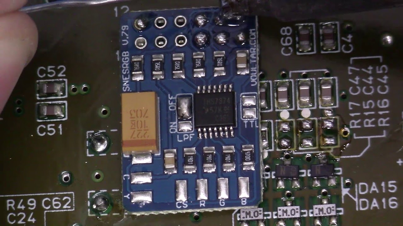 Getting the best possible video quality out of the SNES 1CHIP