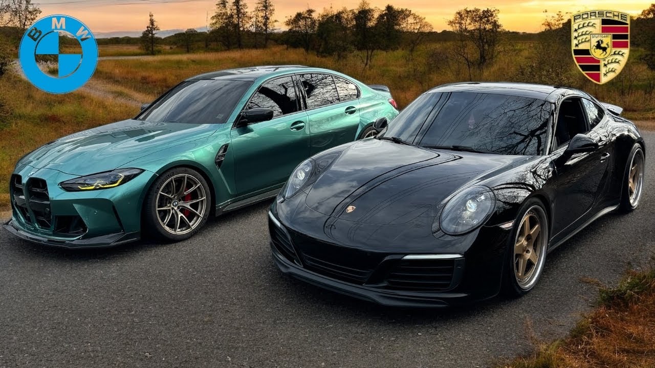 Tuned 991.2 Porsche 911 Carrera ( Stage 2) vs. BMW M3 (Stock)