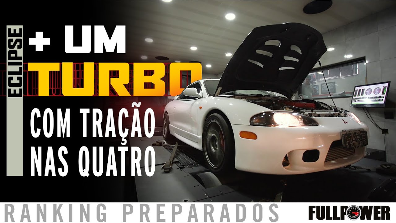 Eclipse Turbo ganhou tração integral, turbão, está forjado... GS-T virou GS-X, rendendo MUITO!