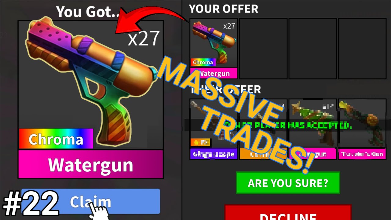 MM2 Trading Montage #22 (MASSIVE TRADES!)