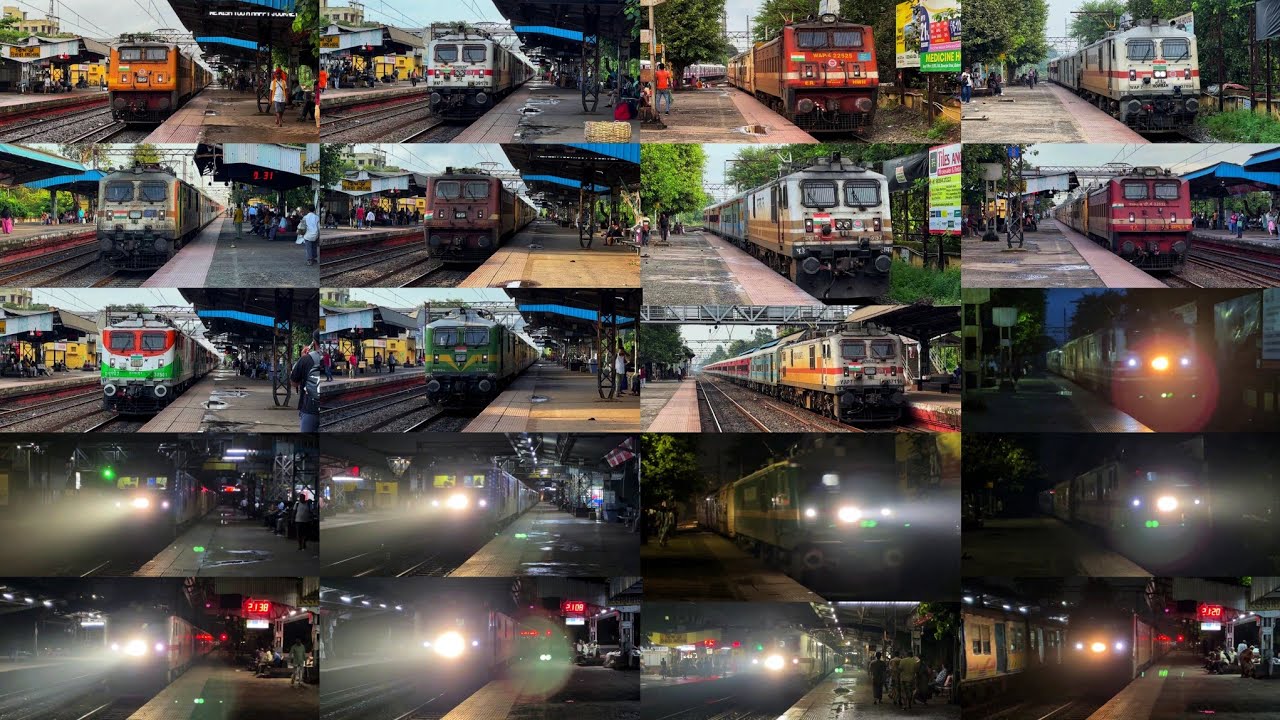 [22 in 1] Day & Night High Speed ICF + LHB Trains Massive Compilation in Howrah - Burdwan Main Line.