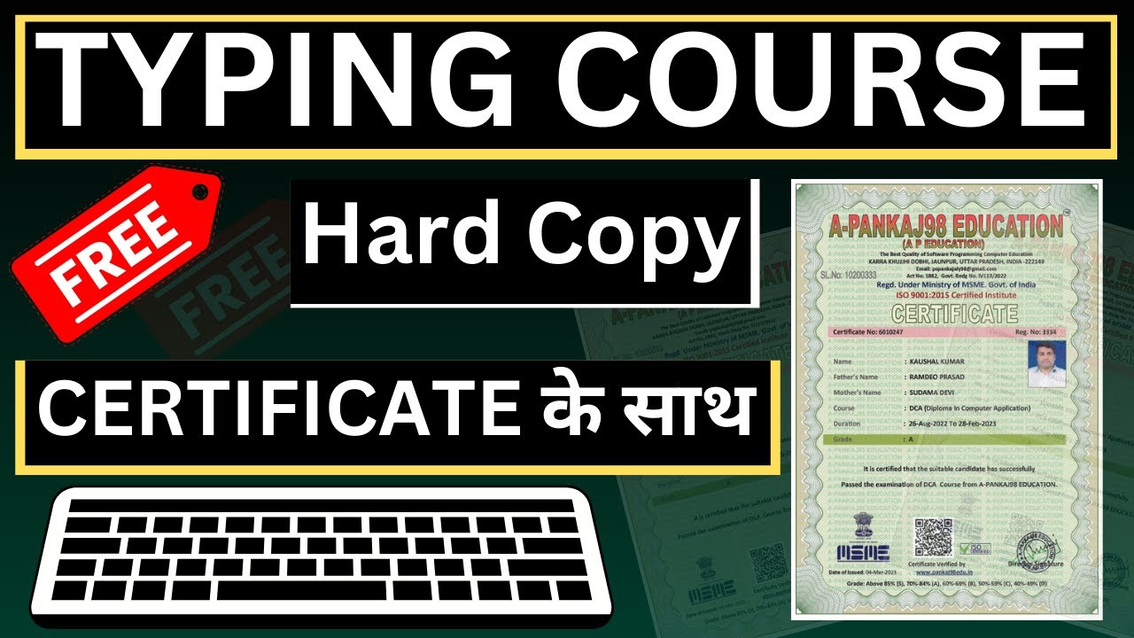 Typing Course 2025 Learn & Get Your Certificate FAST 🏆