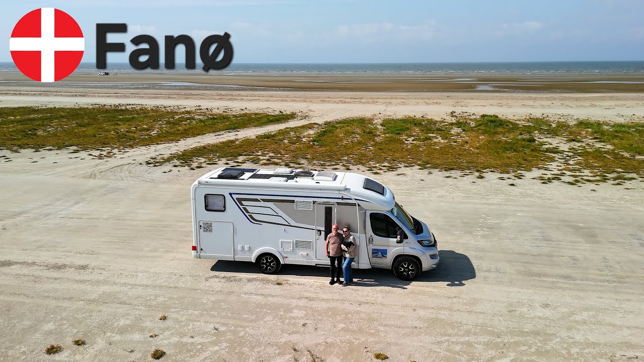 Road trip on Fanø including beach driving, small village, cemetery, Dutch mill, a bryghus