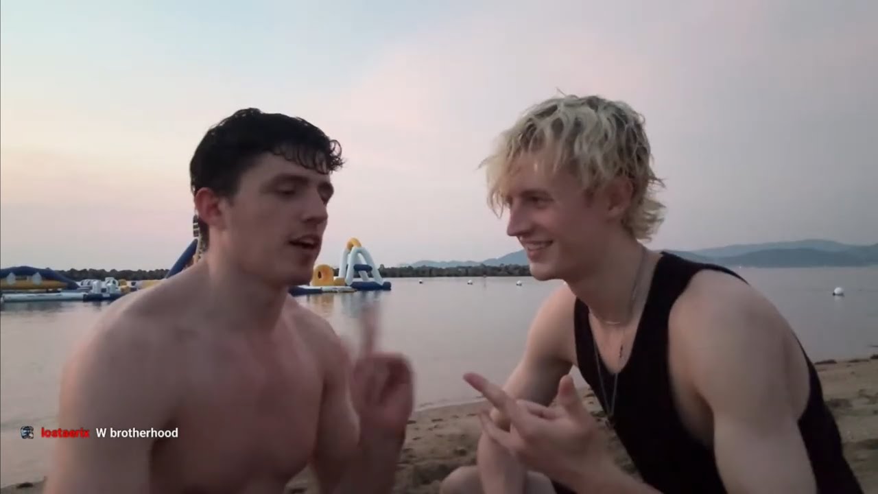 Learning how to backflip on the beach