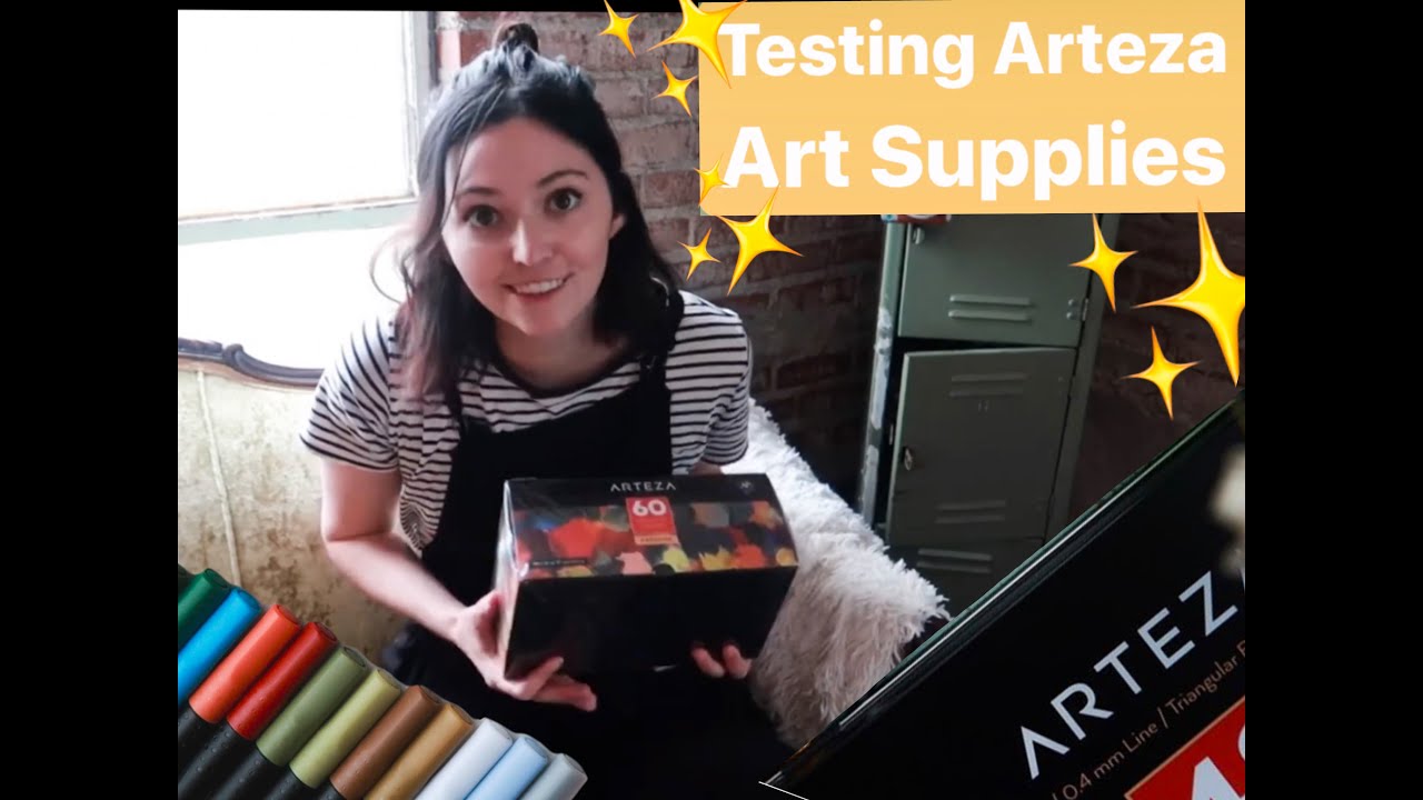 Trying Arteza Art Supplies