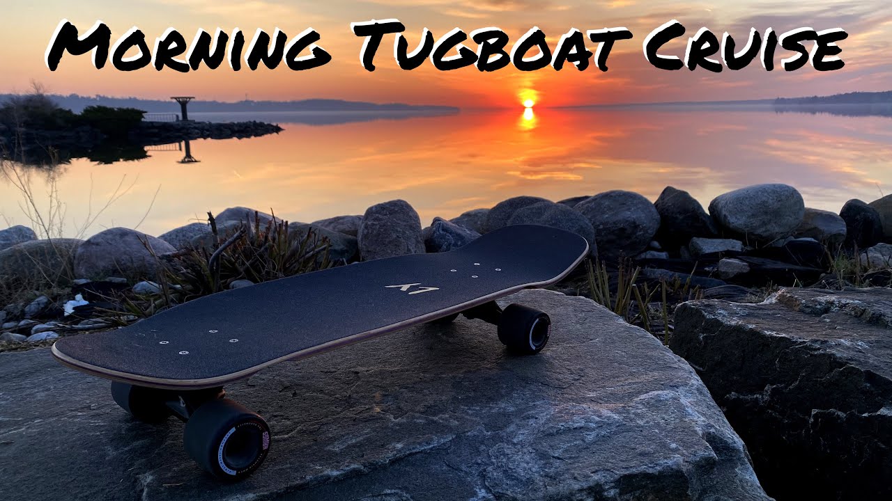 Morning Cruise on the Landyachtz Tugboat