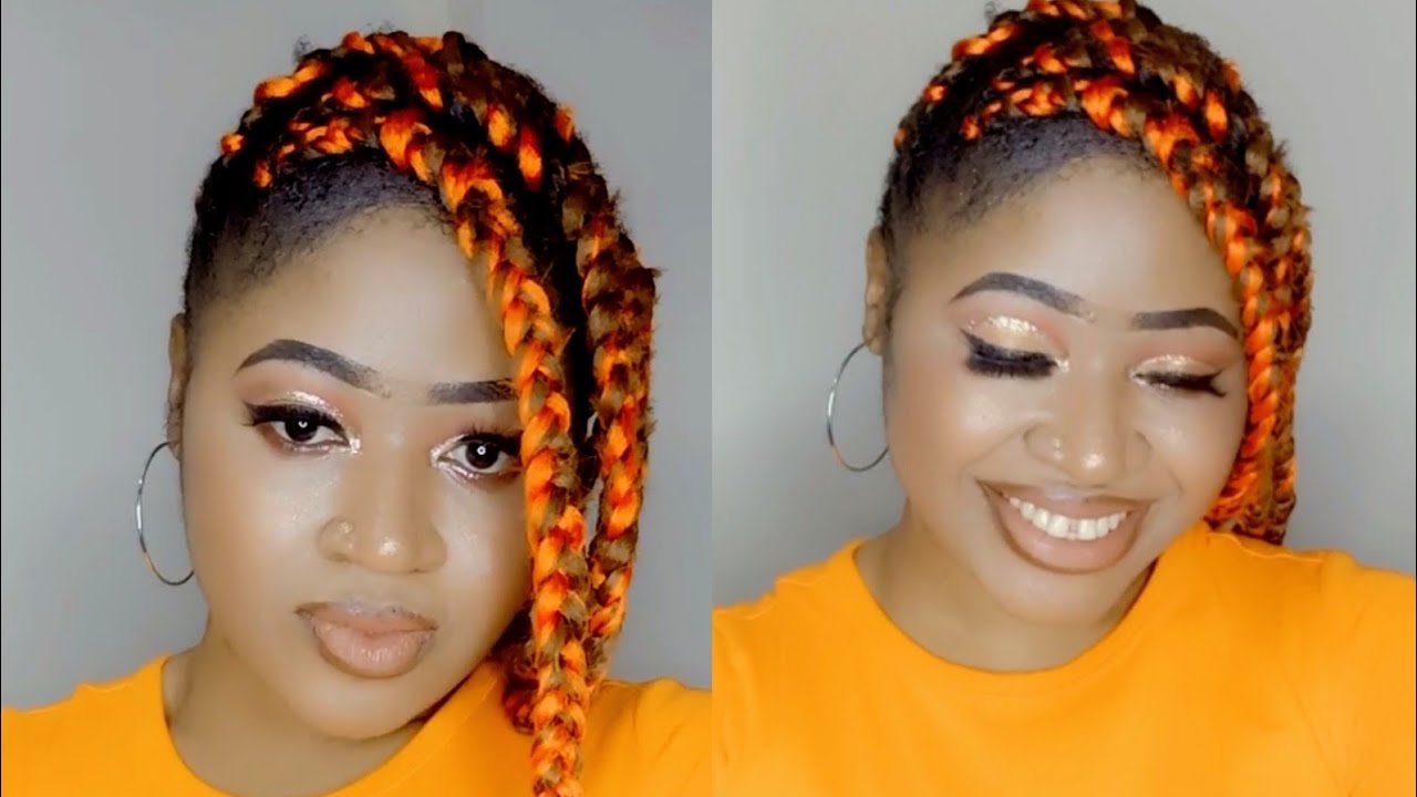 How to CORNROW / GHANA braids on your hair (for Beginners)