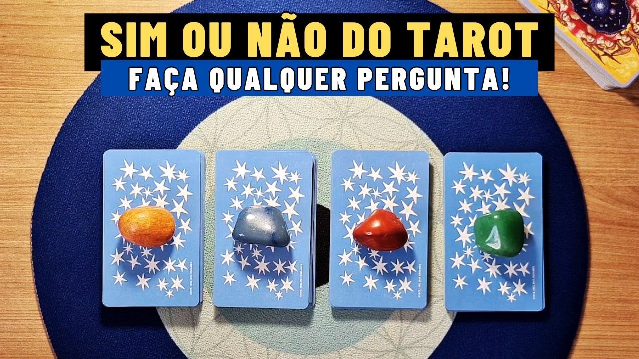 SIM OU NÃO DO TAROT + Conselho | Faça qualquer Pergunta! | Tarot Responde