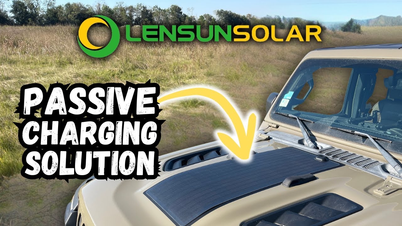Lensun Flexible Hood Solar Panel: Review & Easy Install
