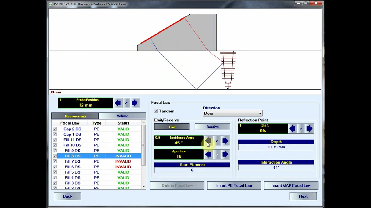 ISONIC PA AUT: Girth Welds - Zonal Discrimination - Weld Bevel Definition and Ray Tracing