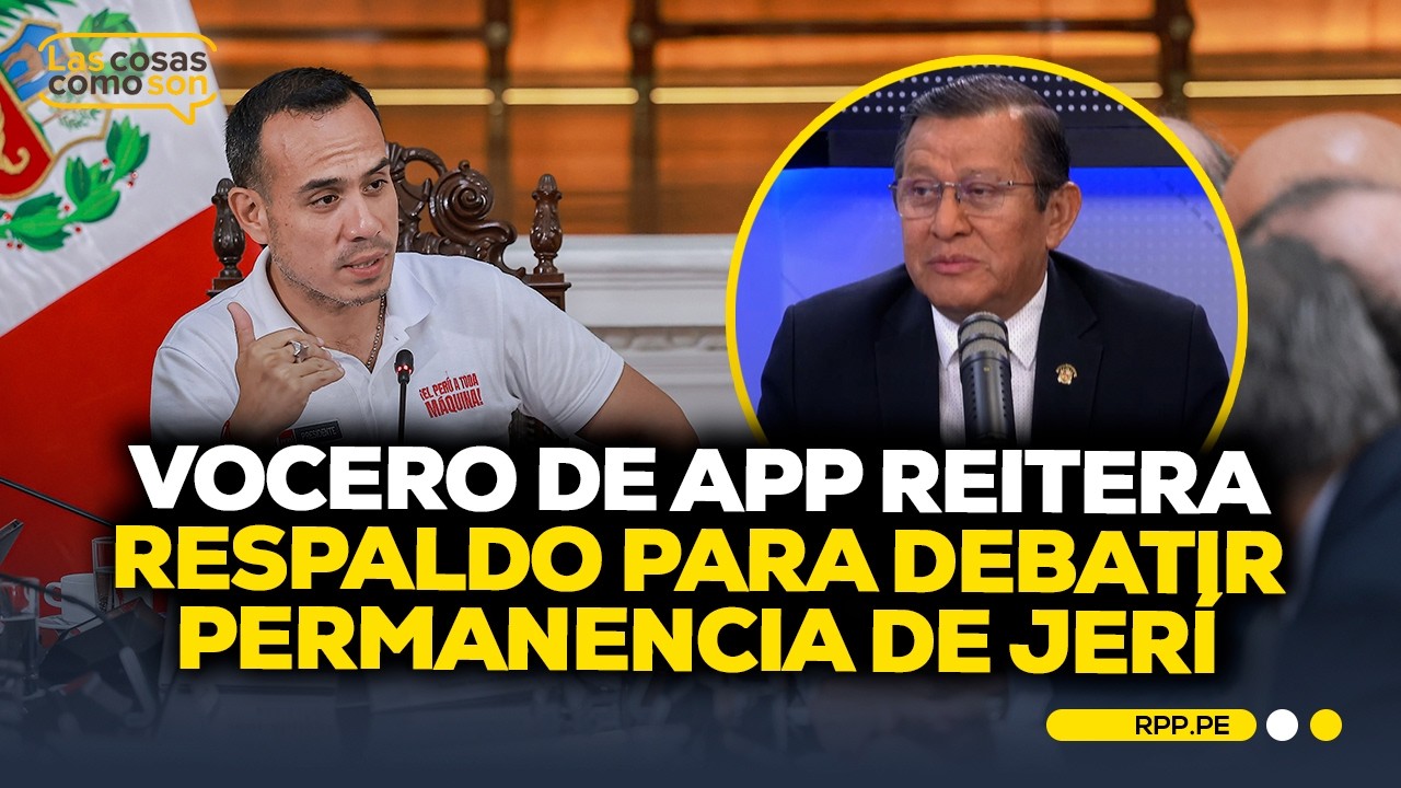 APP respaldará pedido de pleno extraordinario para evaluar continuidad de José Jerí #LASCOSASRPP