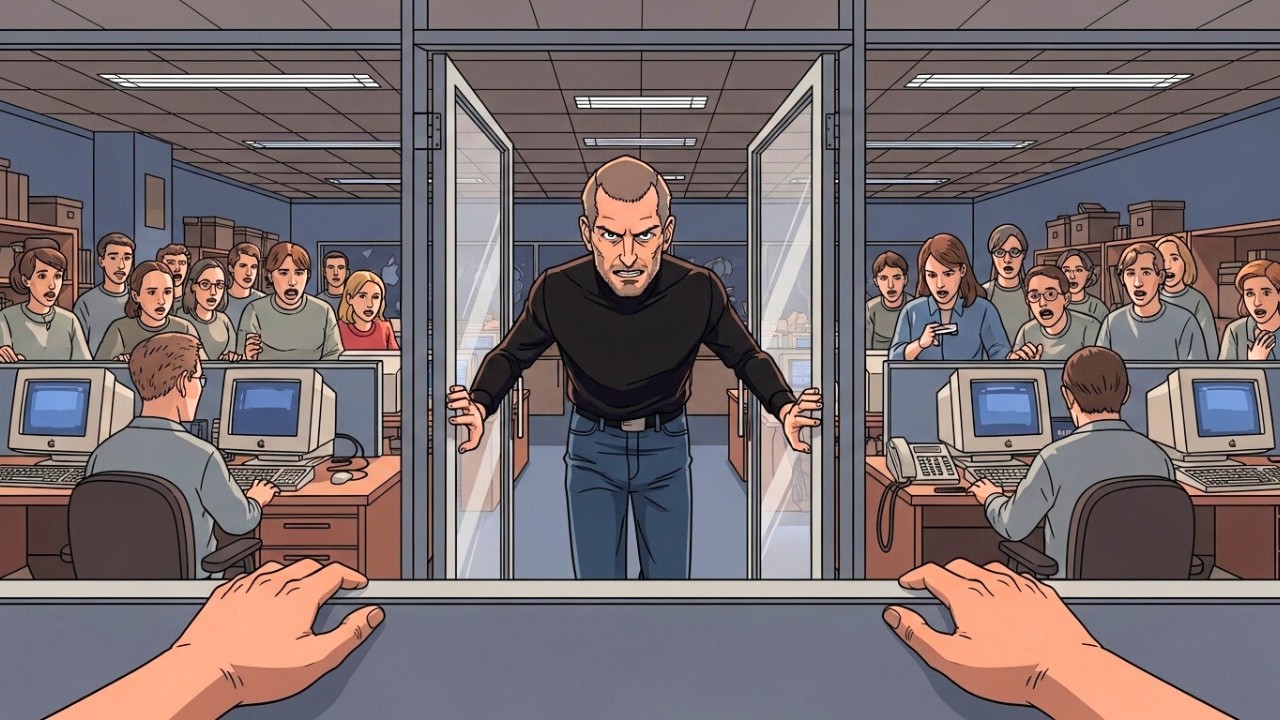 What It's Like Being Inside Apple When Steve Jobs Returns ($90M Left)