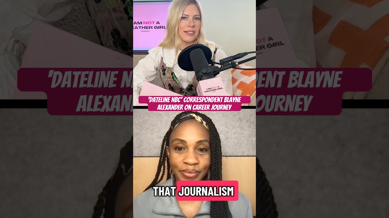 &lsquo;Dateline NBC&rsquo; correspondent Blayne Alexander on career journey