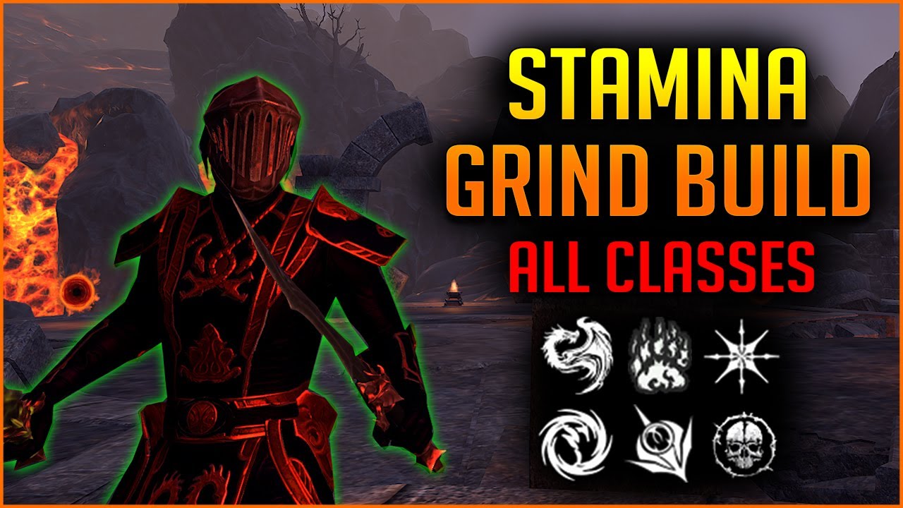 Stamina Grind Build for all Classes - EXP & Champion Grind/Leveling ESO🔥🔥