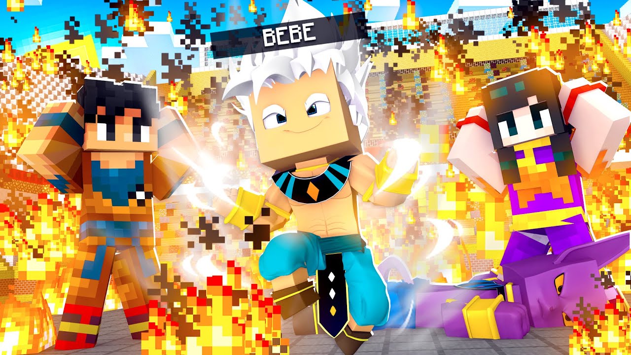 Who's Your Family? O FILHO DO GOKU COM A CHICHI DERROTOU O BILLS no Minecraft!