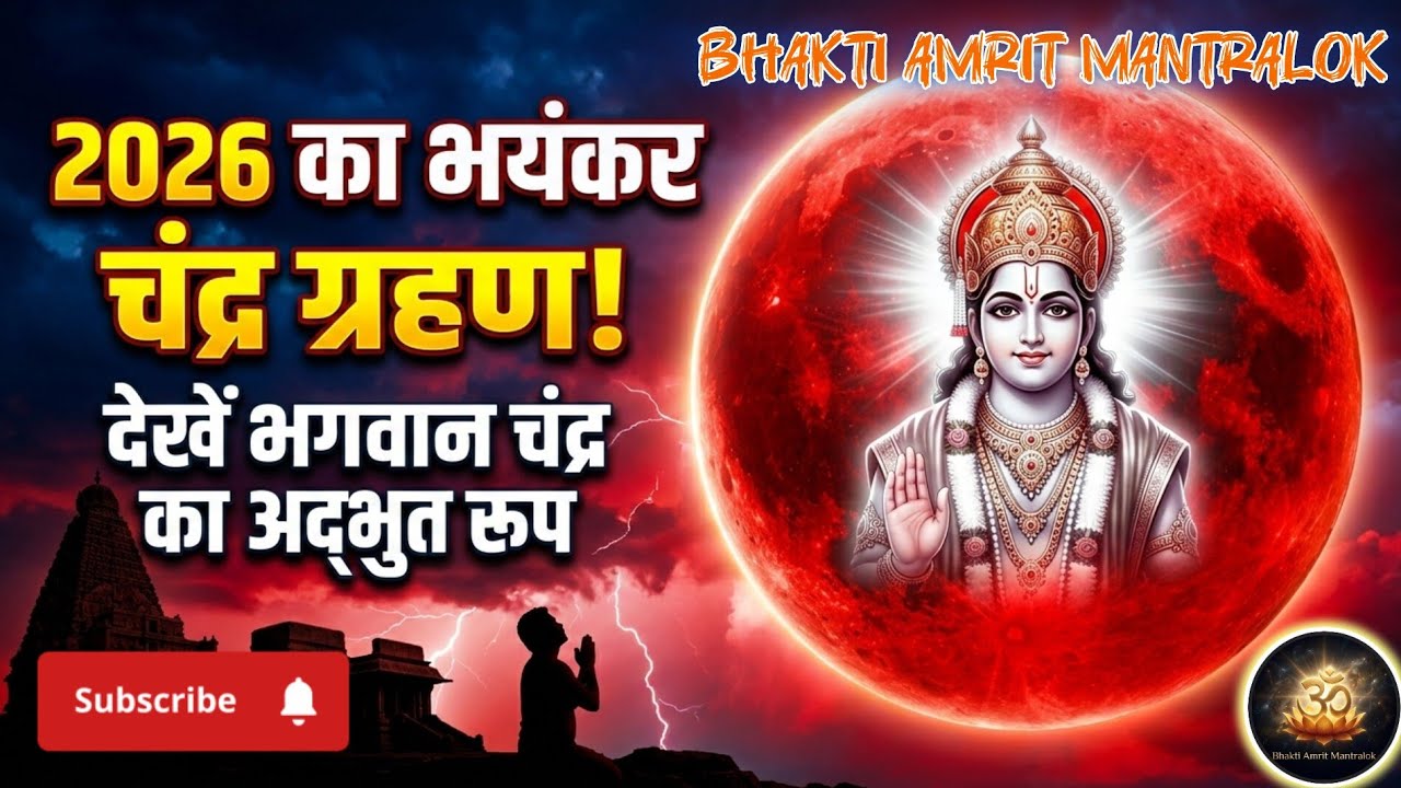 2026 चंद्र ग्रहण विशेष 🙏 चन्द्रग्रहण शांति स्तोत्र | ग्रहण दोष निवारण मंत्र
