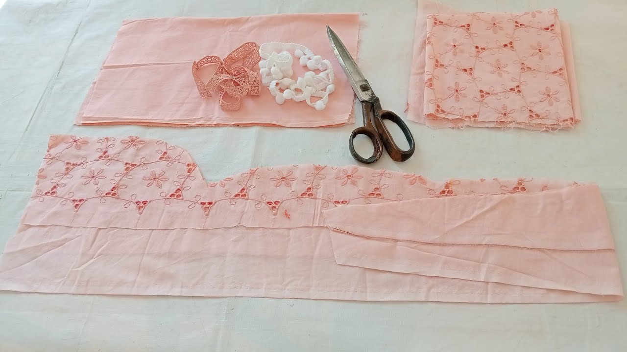 See how i sew this stylish baby dress from leftover fabric #babyfrock #eiddress2026 #worldwide