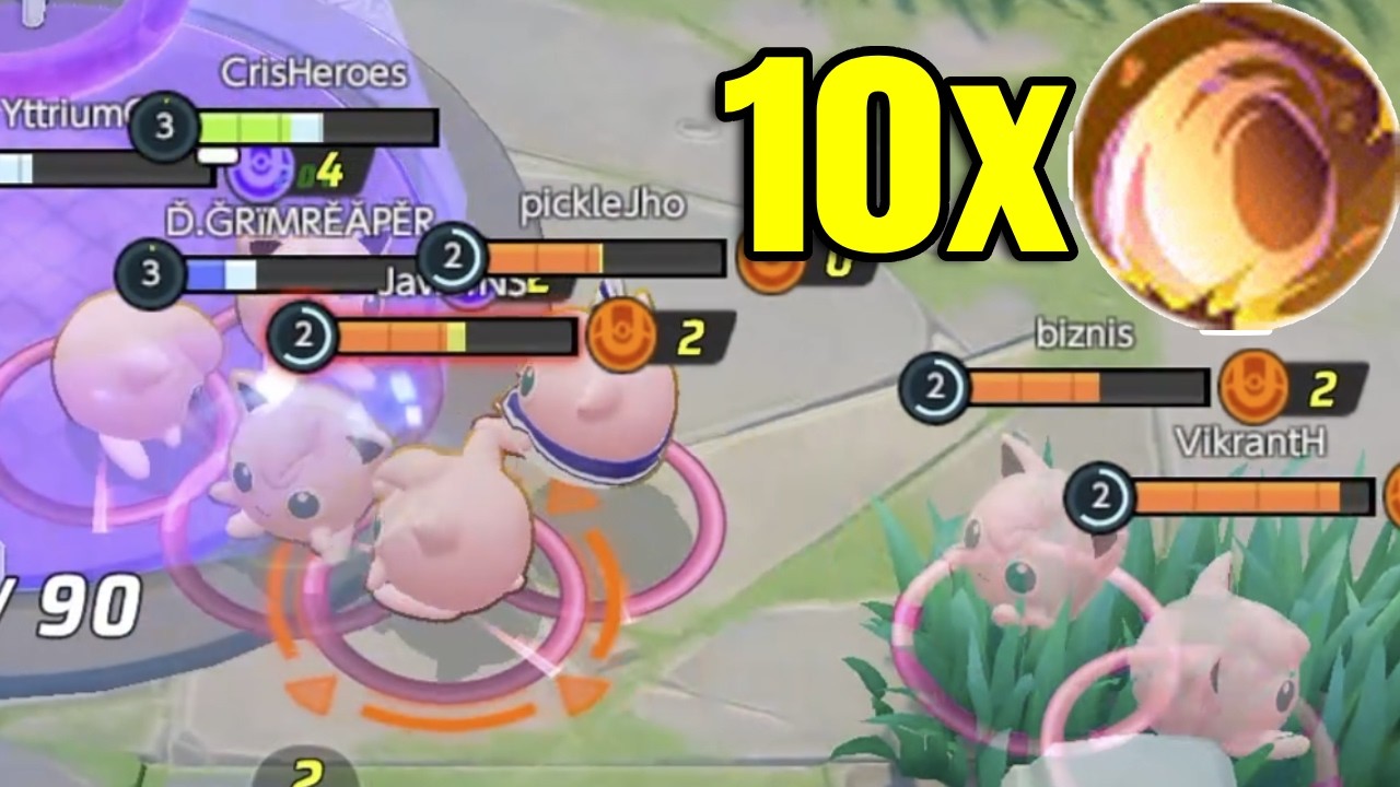 10 ROLLOUT WIGGLYTUFF 1 PATH 1 GAME | Pokemon Unite