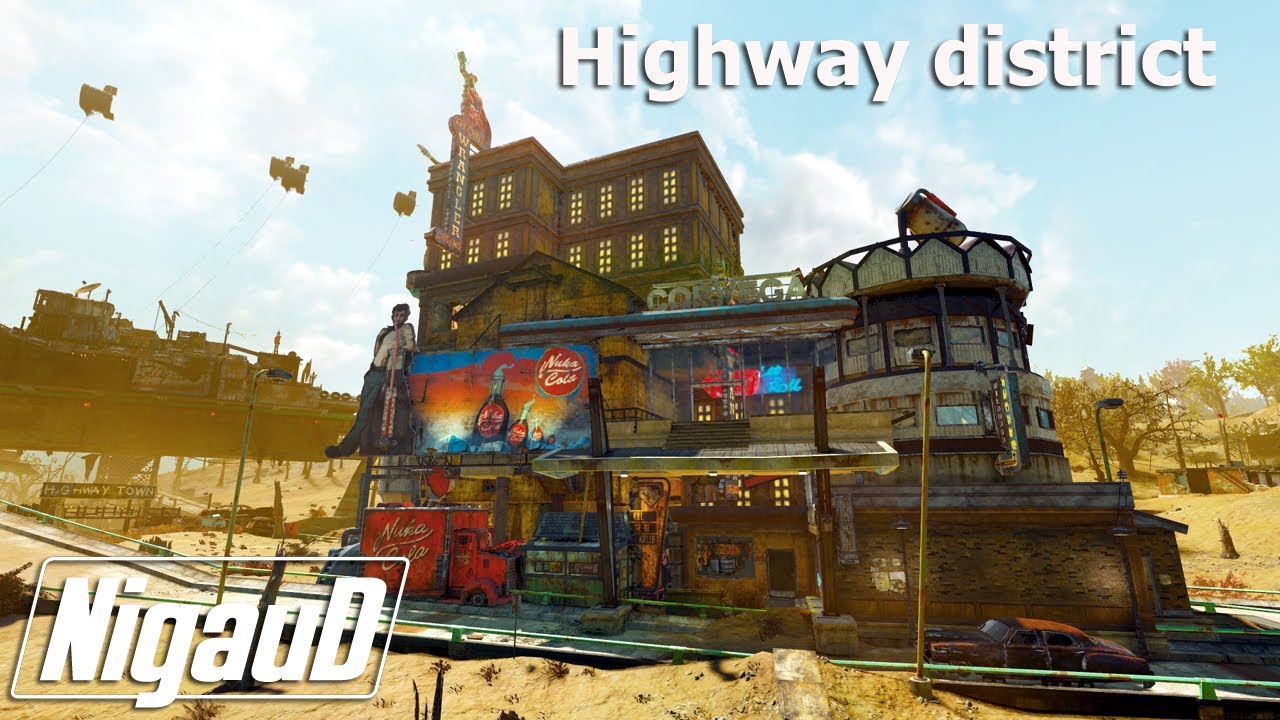Highway District Trailer - Fallout 76 camp build