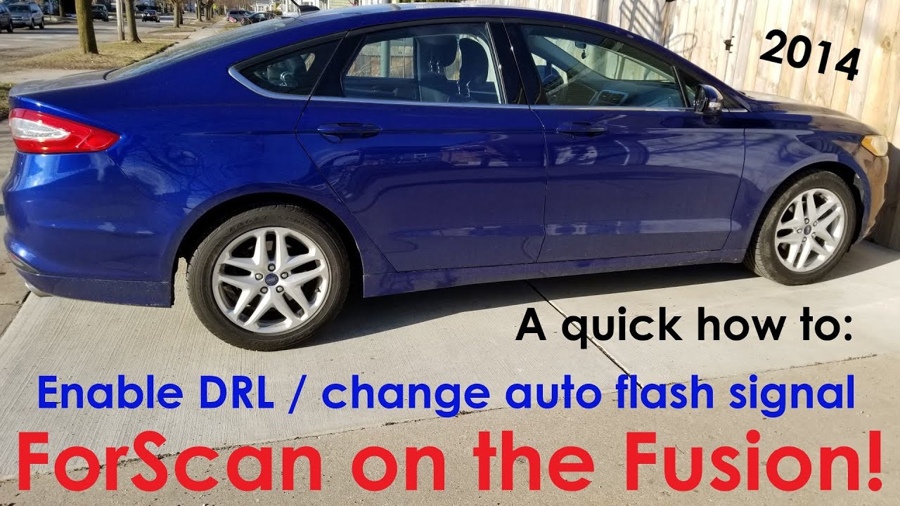 Using Forscan to mod my Fusion