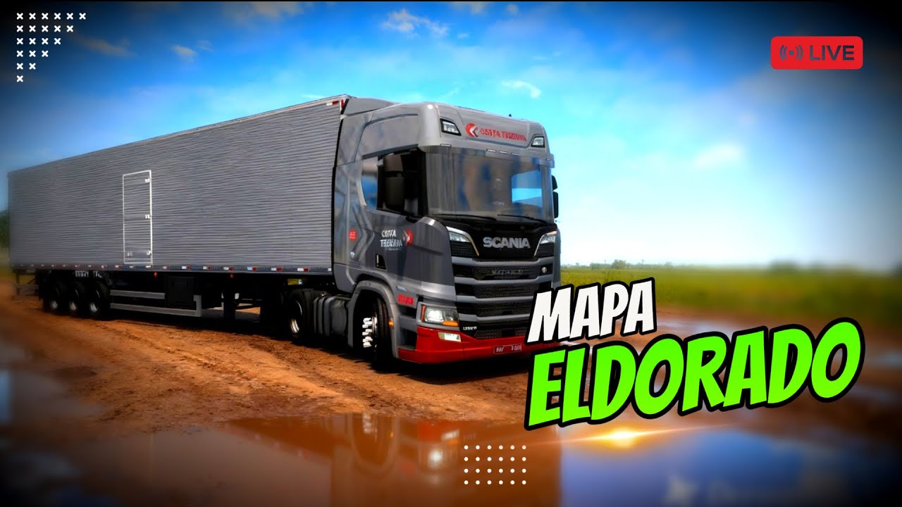 MAPA ELDORADO PRO RODANDO PELO SUL  | ETS2 LIVE SIMULANDO AO MAXIMO