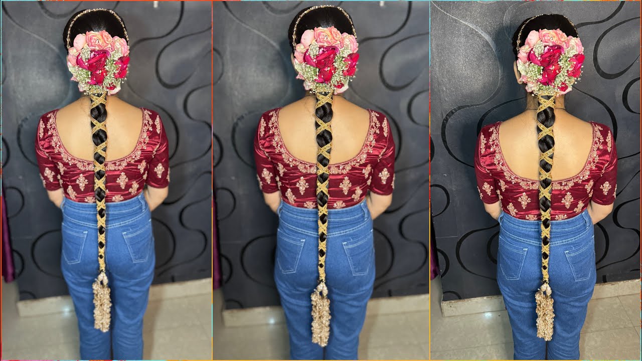 TRENDING PARANDA CHOTI HAIRSTYLE TUTORIAL | BRIDAL BRAID HAIRSTYLE | LACE BRIAD