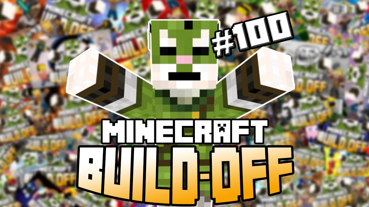 Minecraft Build Off #100 - FUNNY MOMENTS!