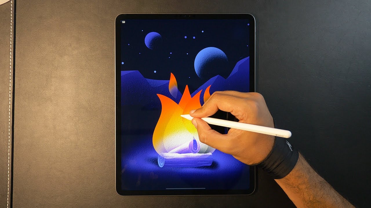 Campfire 🔥 iPad Pro Art