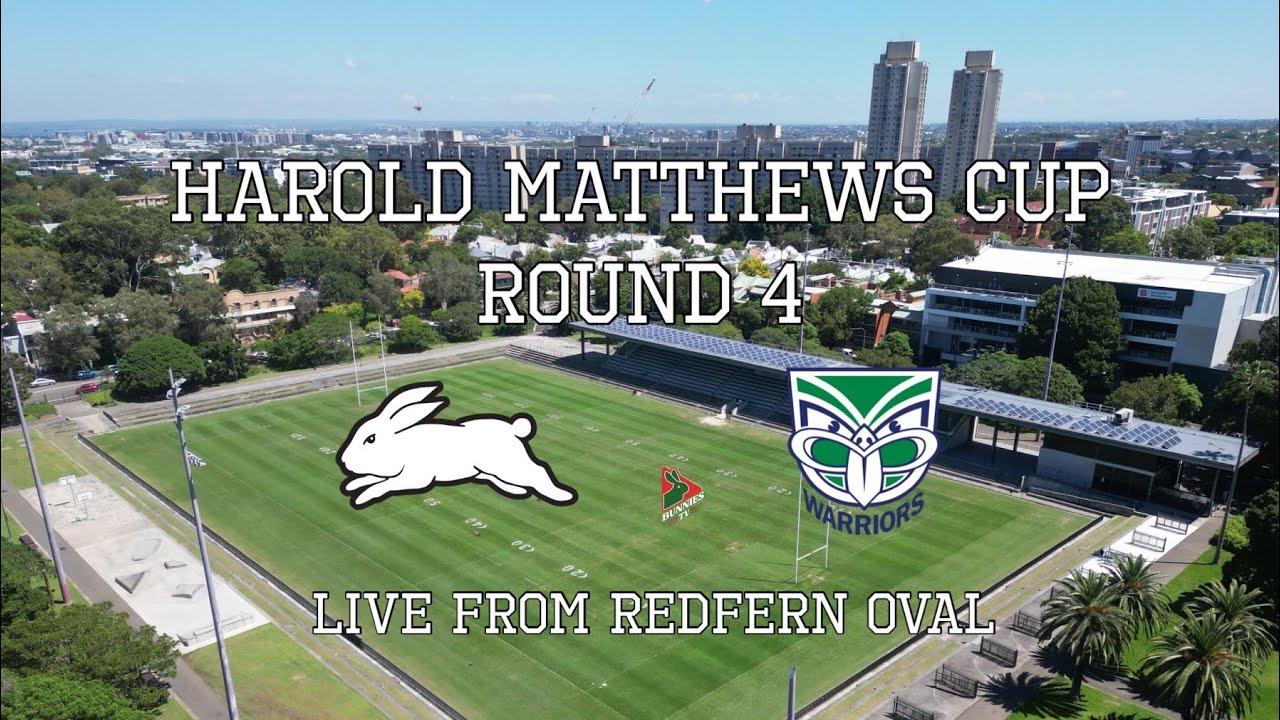 Rabbitohs v Warriors - Harold Matthews Cup - Round 4 - Sunday 10:00am