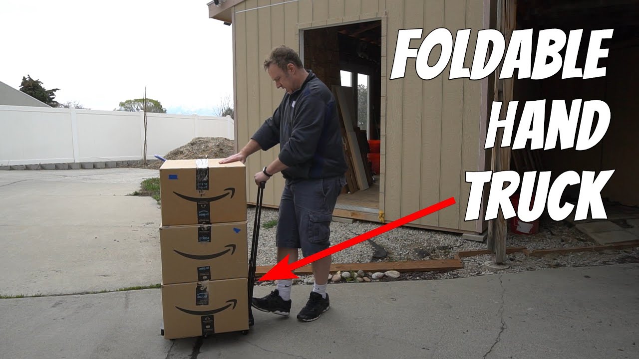 SPACEKEEPER Folding Hand Truck Review -  500 LB Heavy Duty Luggage Cart / Dolly