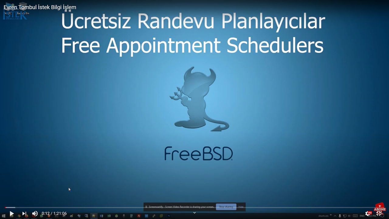 Ücretsiz Randevu Planlayıcı çözümler / Free Appointment Scheduler