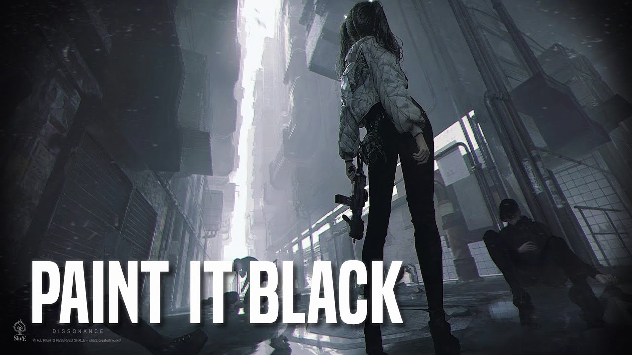 ❥Nightcore - Paint it black