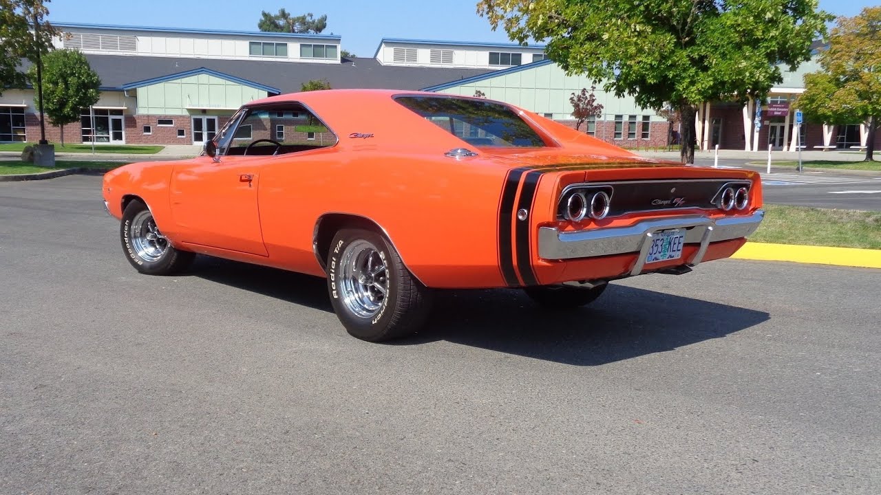 Куплен в 14 лет! Dodge Charger R/T 440 1968 года, оранжевый, и история Ride My Car с Лу Костабайлом