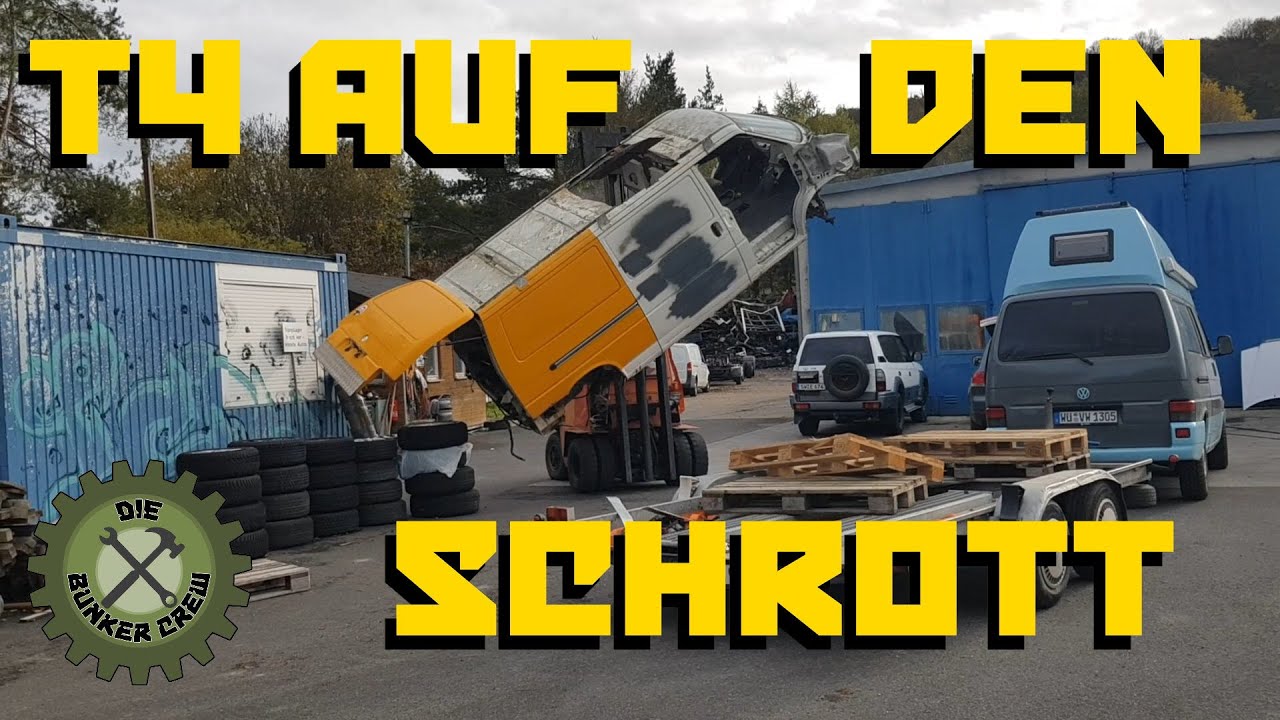 Wir verschrotten 2 VW Busse
