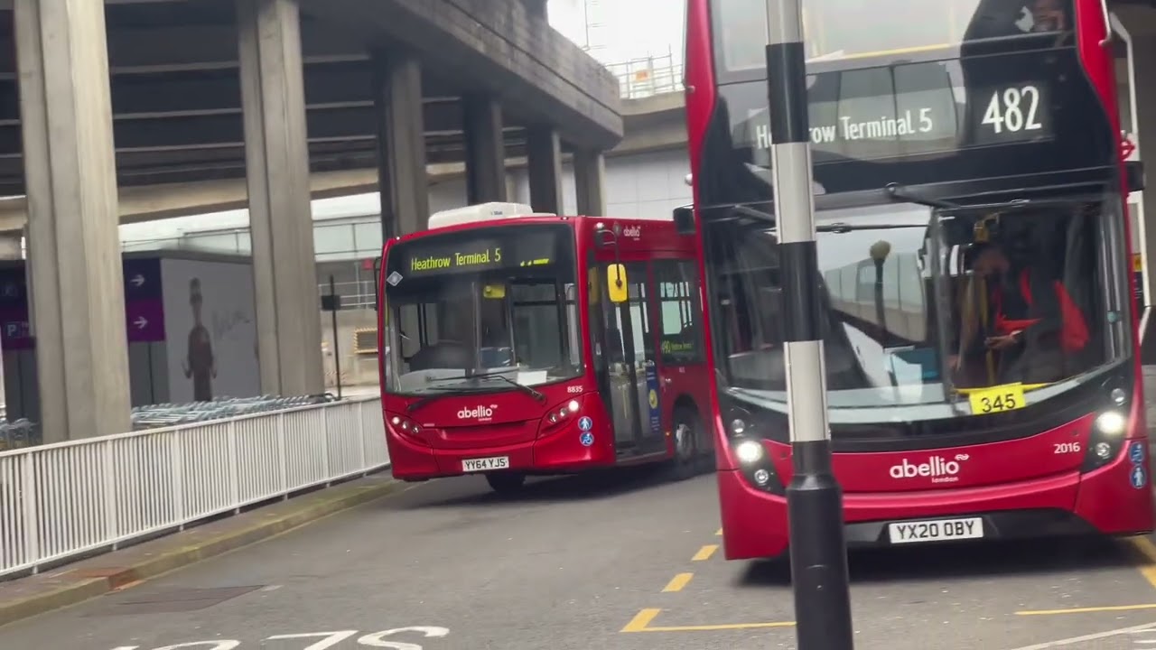 London & Local Buses at Heathrow Airport Terminal 4 | 26/04/2023 HML