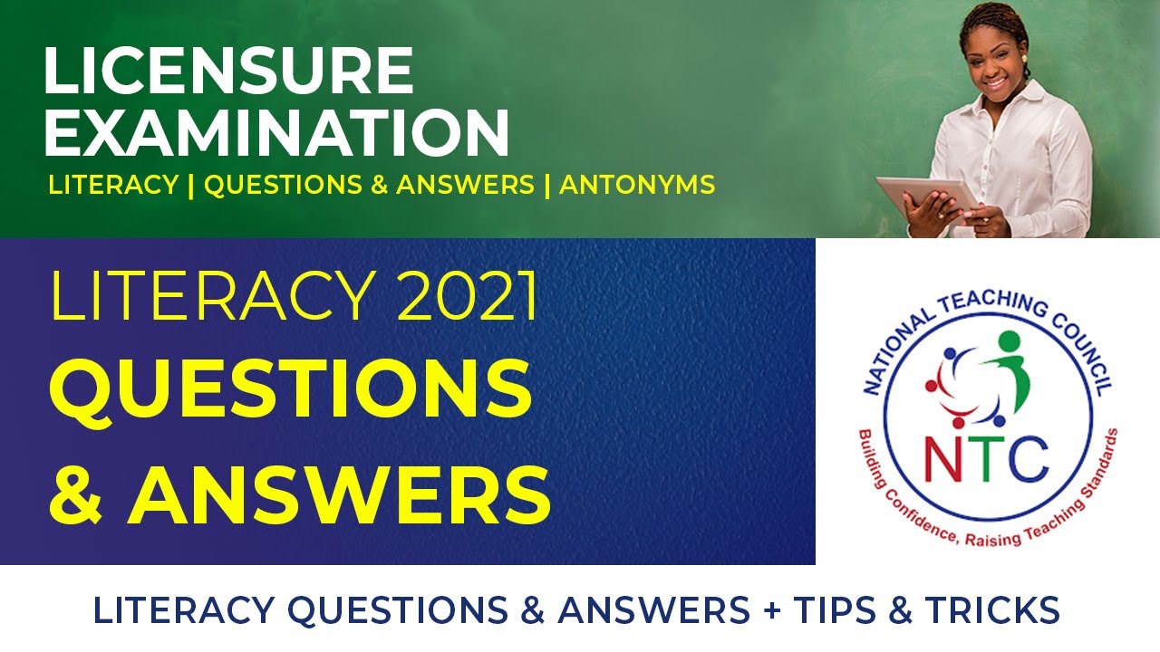 QUESTIONS & ANSWERS: NTC LITERACY #literacy2021 #EduMedia #ntc #antonyms