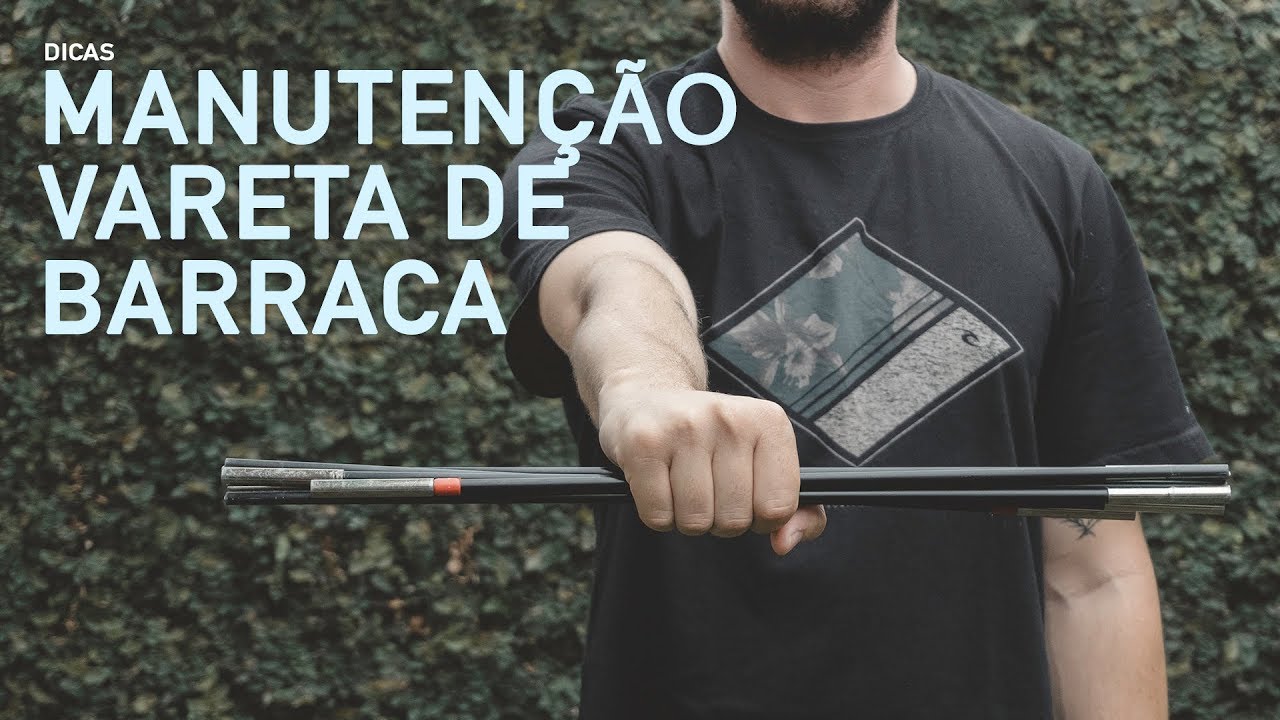 COMO TROCAR ELÁSTICO DA VARETA DE BARRACA | Mundo de Quintal