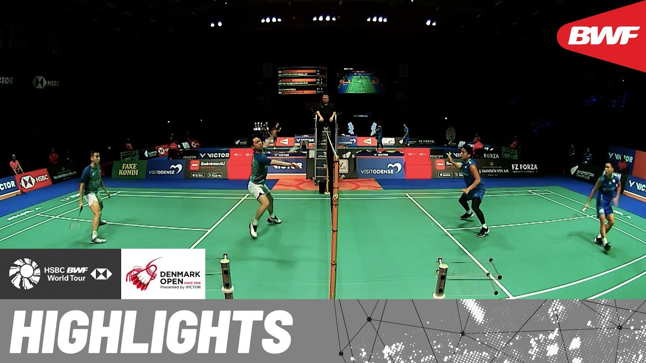 Men&rsquo;s doubles action as Koga/Saito and Gideon/Sukamuljo battle it out