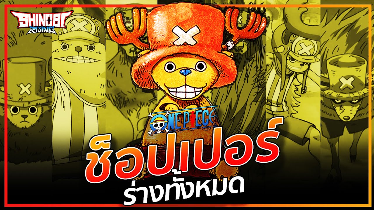 ONE PIECE : ร่างทั้งหมดของ โทนี่ โทนี่ ช็อปเปอร์
