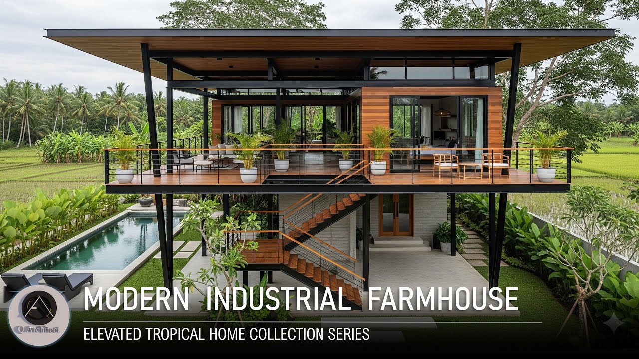 MODERN INDUSTRIAL FARMHOUSE / Elevated Tropical Home Collection