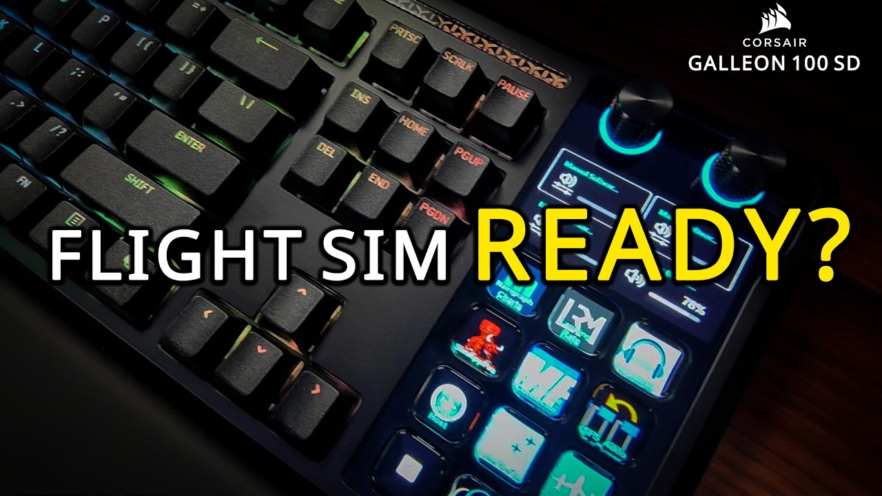 Corsair Galleon 100 SD – клавиатура Stream Deck для любителей авиасимуляторов?