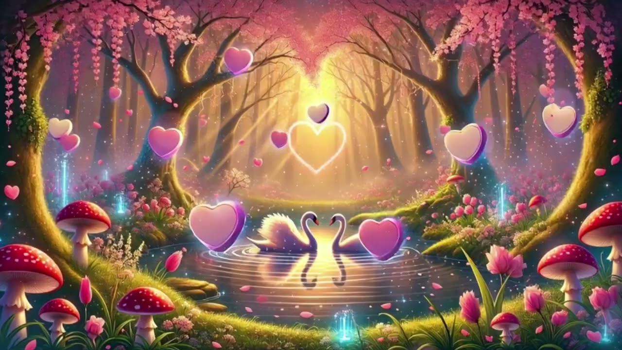 Valentine’s Day Swans 💕 Calming Classical Instrumental Background Music to Work, Study or Relax