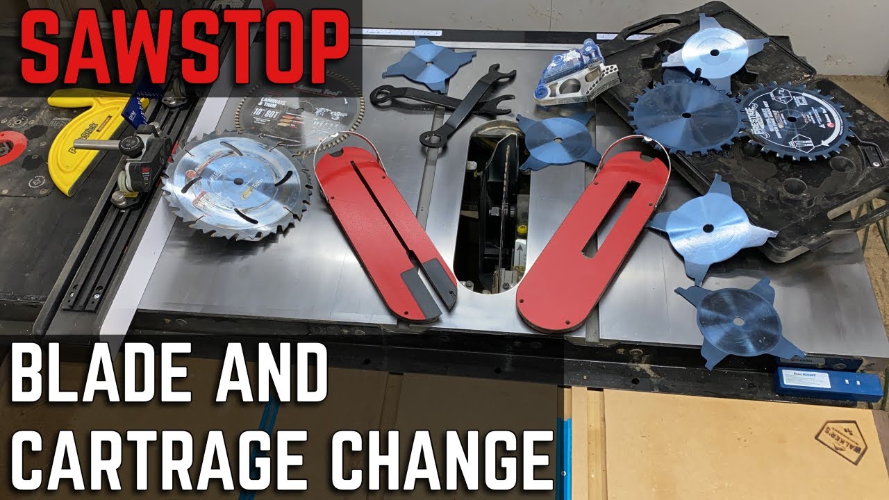 DO THIS Before Changing A Blade On A Sawstop | Table Saw Tips