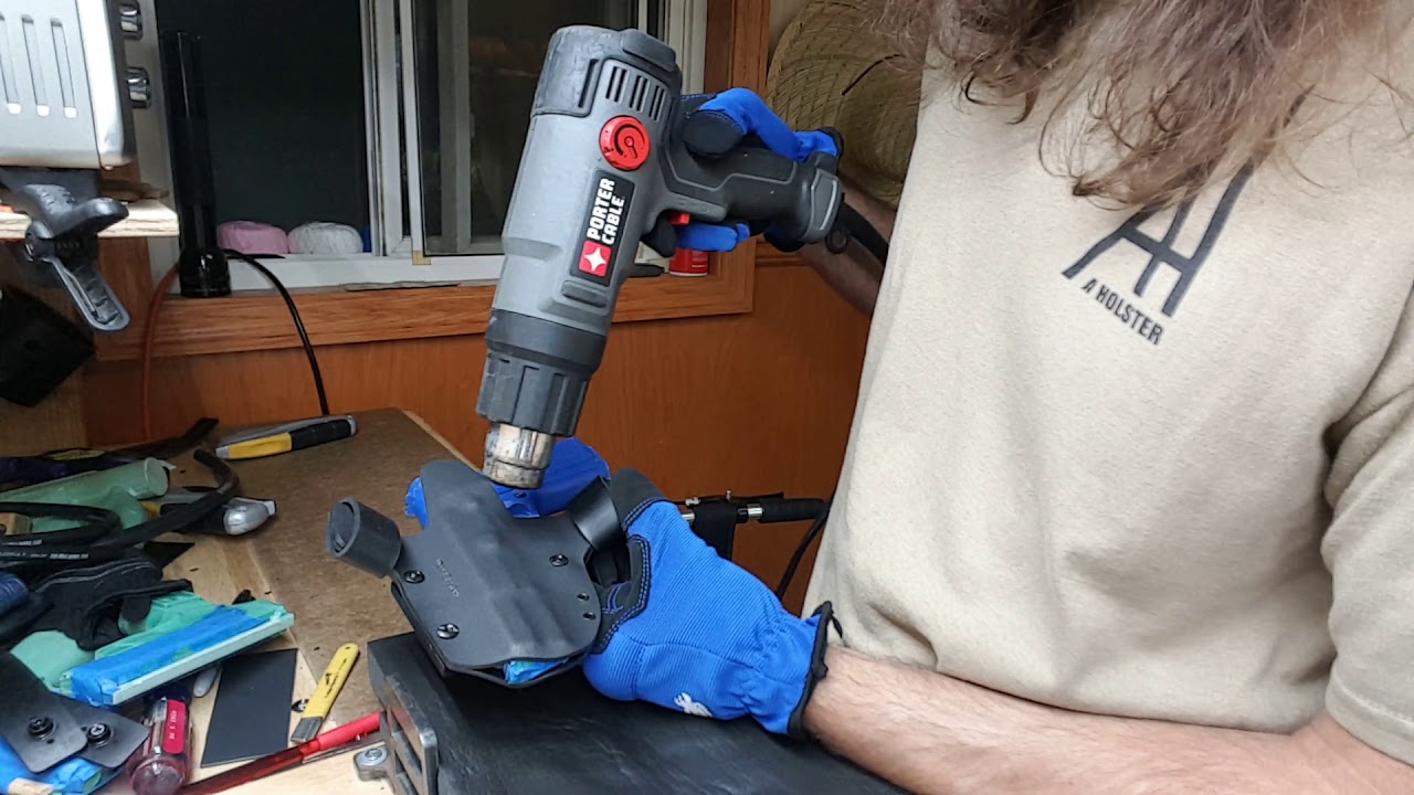 Adjusting a kydex holster Bob Ross style, Aholster Company