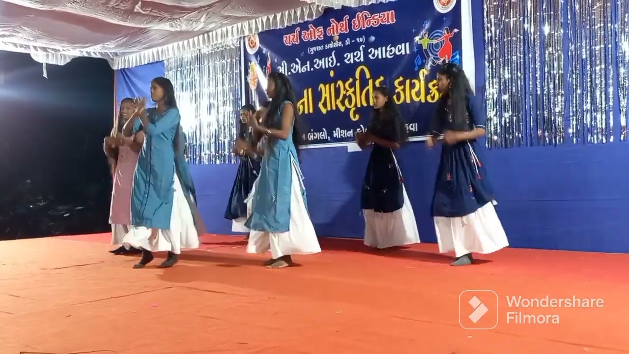CNI Church Kutarnachya Sisters performed Dance on Christmas-Ahwa