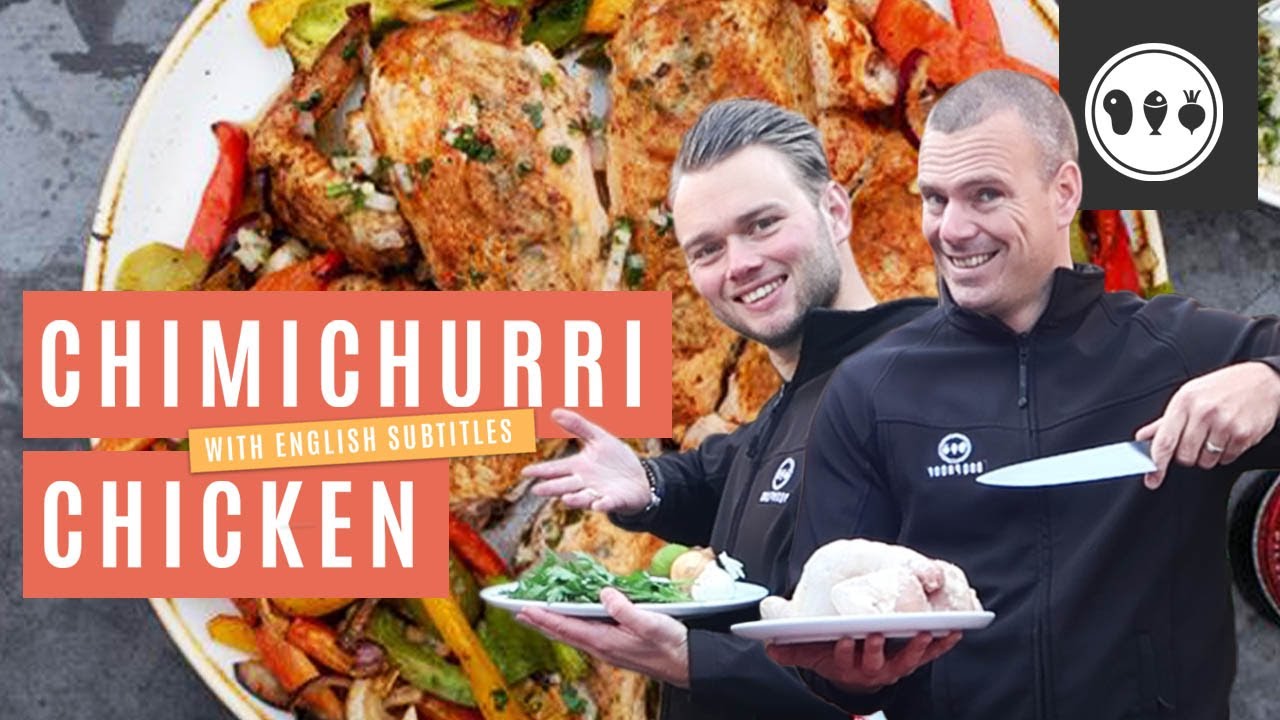 De lekkerste kip van de BBQ: Chimichurri spatchcock chicken! 🍗
