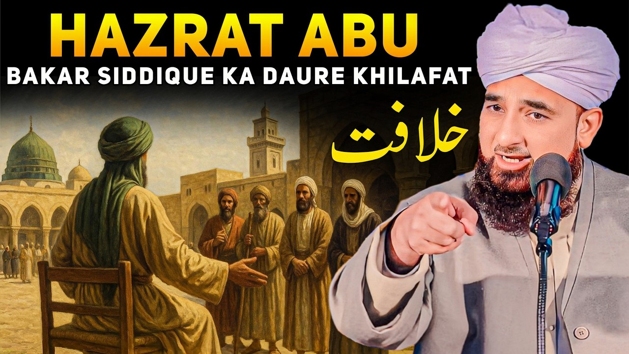 Hazrat Abu Bakar Siddique Ka Daure Khilafat | Muhammad Raza Saqib Mustafai